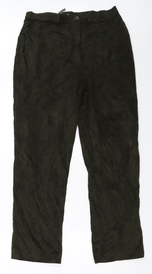 Gelco Womens Green   Trousers  Size 18 L29 in