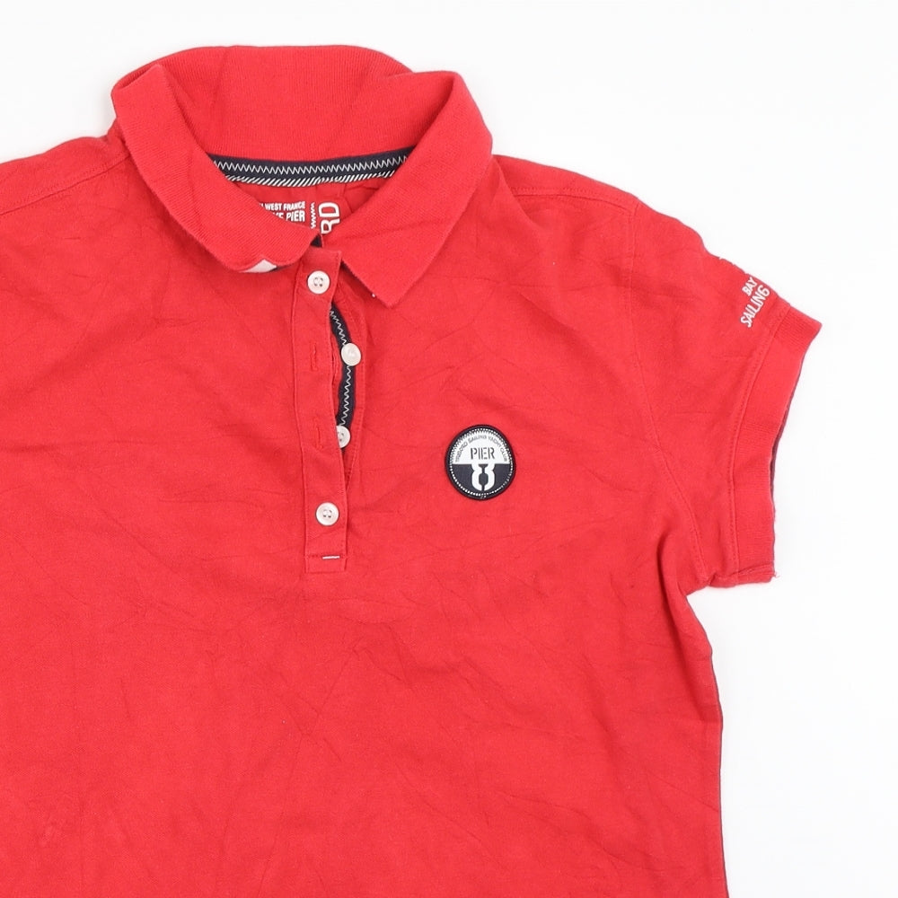 Tribord Womens Red   Basic Polo Size 42