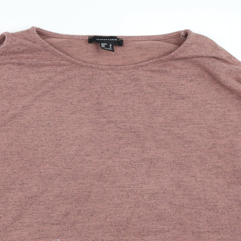 Atmosphere Womens Pink   Pullover Jumper Size 8