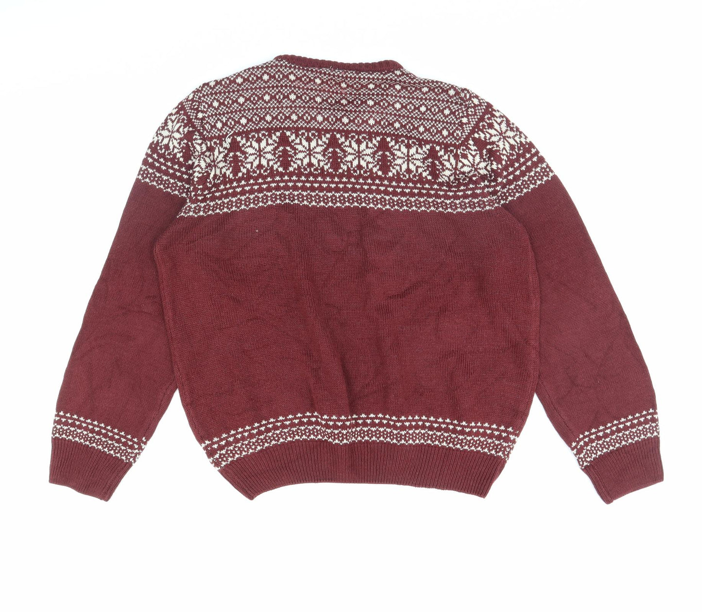 Easy Mens Red   Pullover Jumper Size L