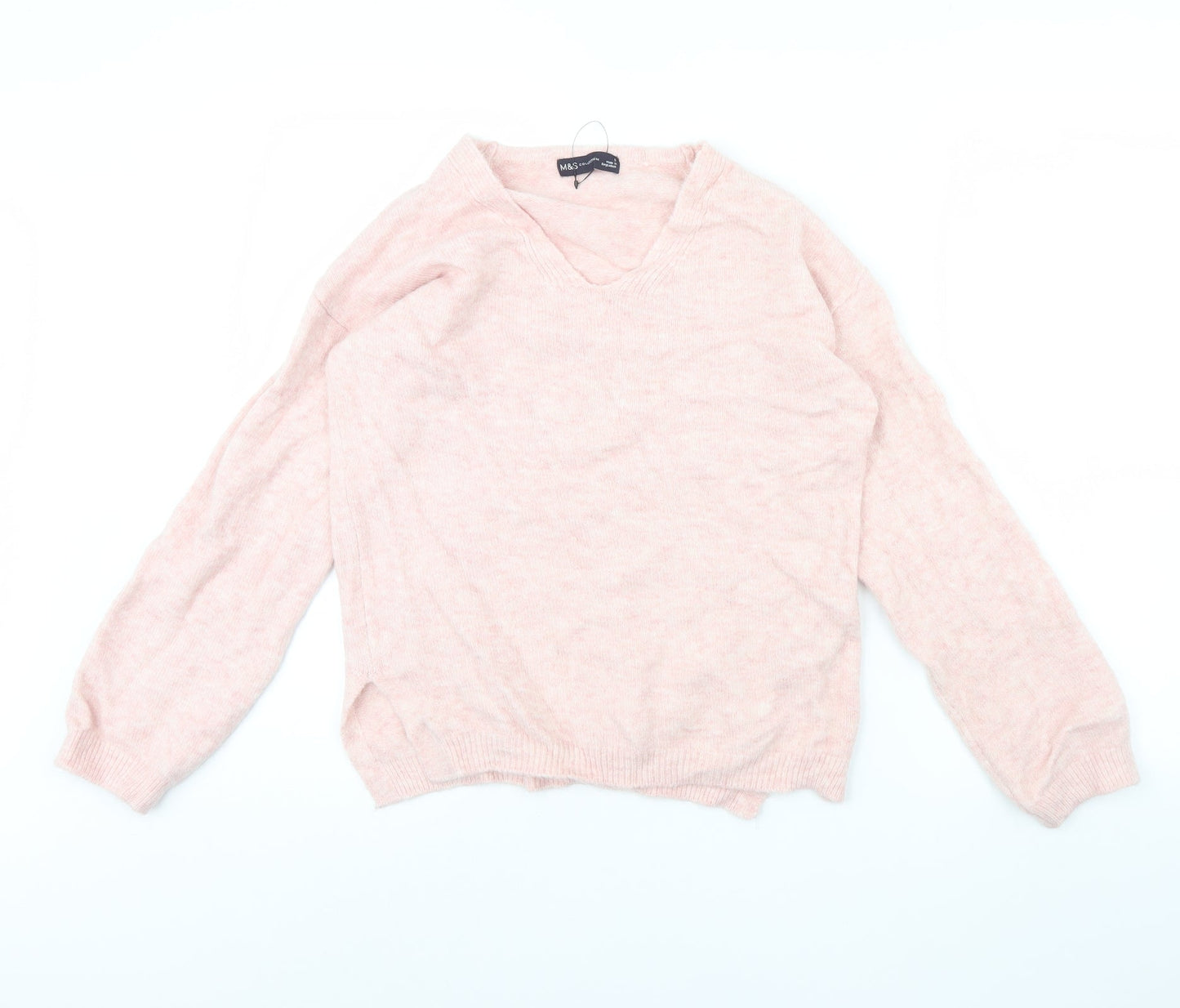 m&s Womens Pink   Pullover Jumper Size S