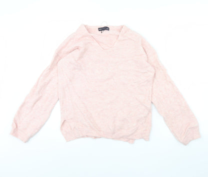Preloved m&s Womens Pink   Pullover Jumper Size S - Front