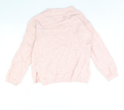 Preloved m&s Womens Pink   Pullover Jumper Size S - Back