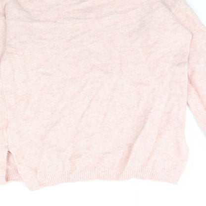Preloved m&s Womens Pink   Pullover Jumper Size S - Label