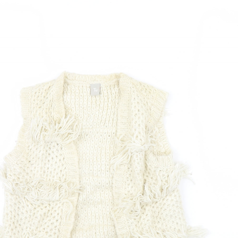 TU Girls Ivory   Jacket  Size 7 Years