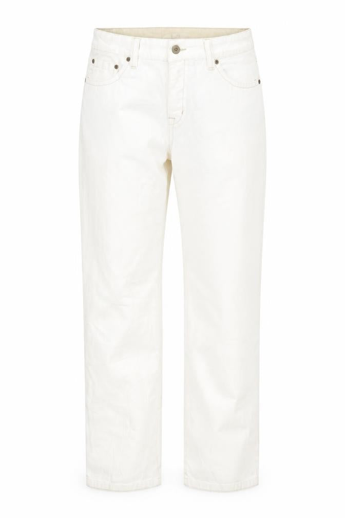 Parallel Womens Ivory  Denim Straight Jeans Size 36 in L32 in