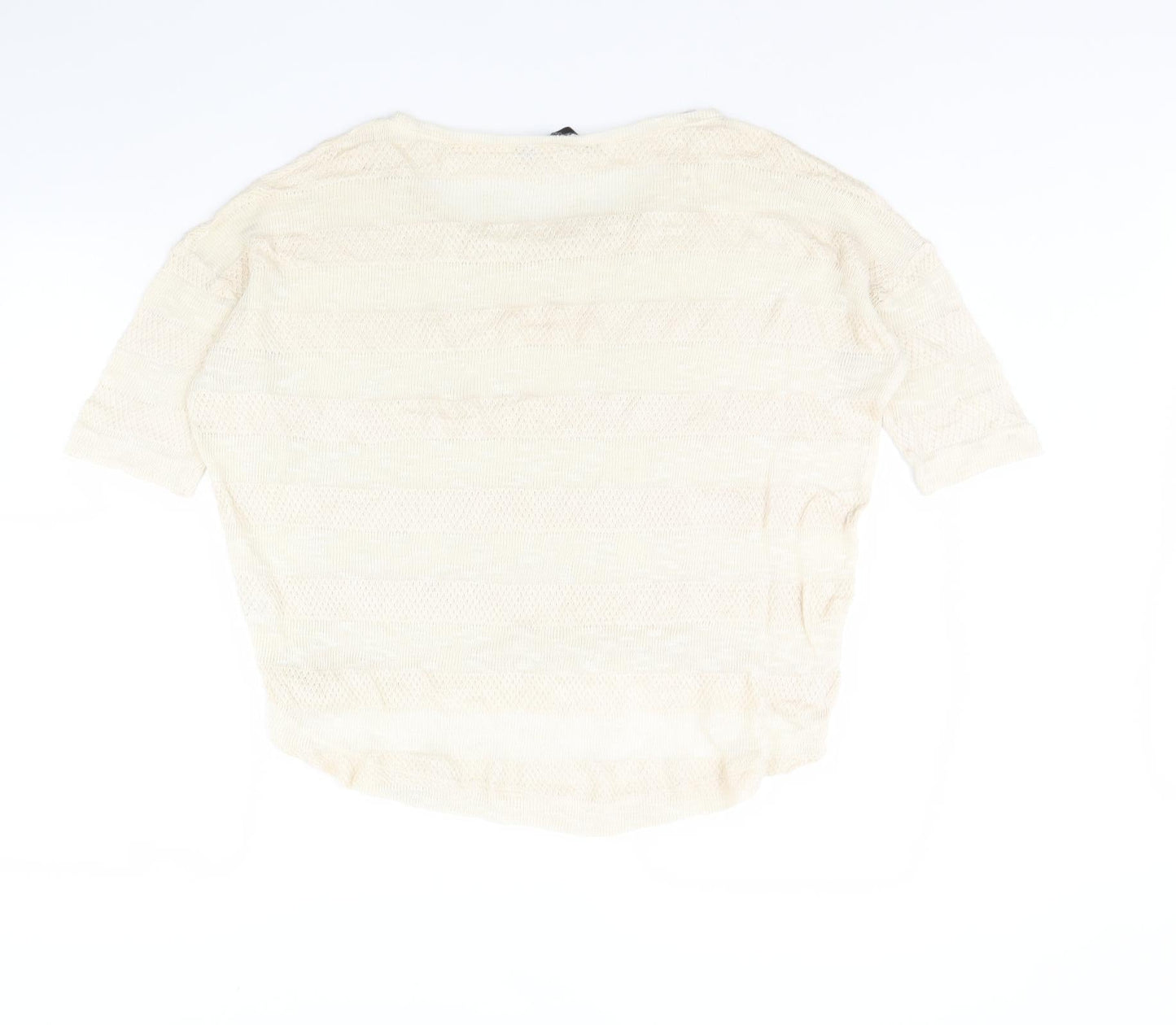 Dorothy Perkins Womens Beige   Pullover Jumper Size 14