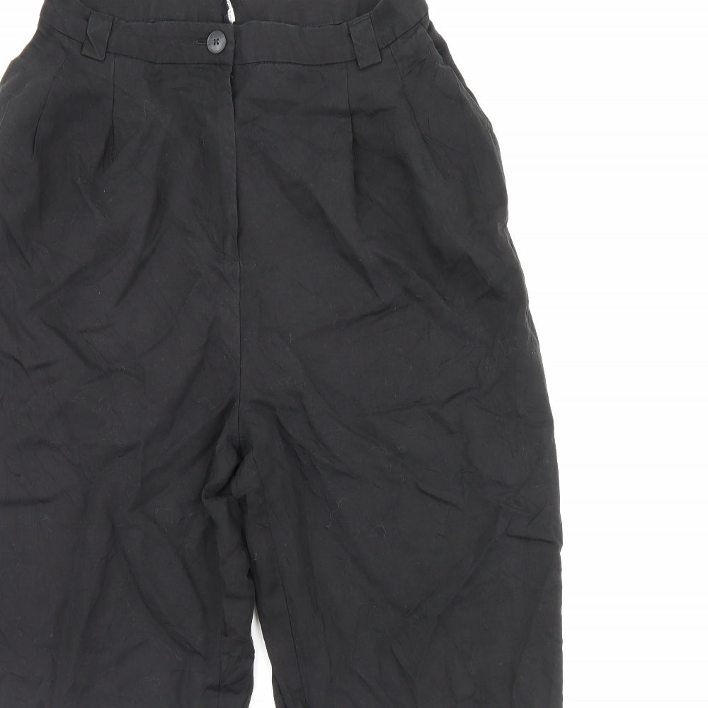 Preworn Womens Black   Trousers  Size 30 in L28 in