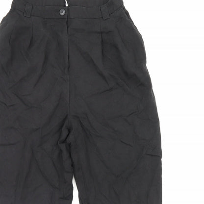 Preworn Womens Black   Trousers  Size 30 in L28 in