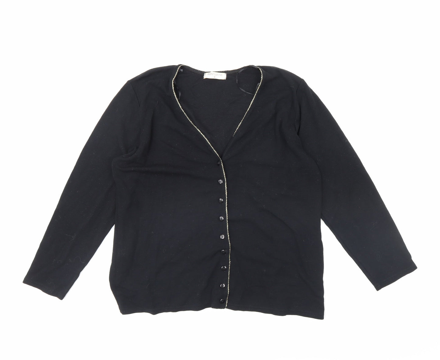 Bonmarché Womens Black   Cardigan Jumper Size M