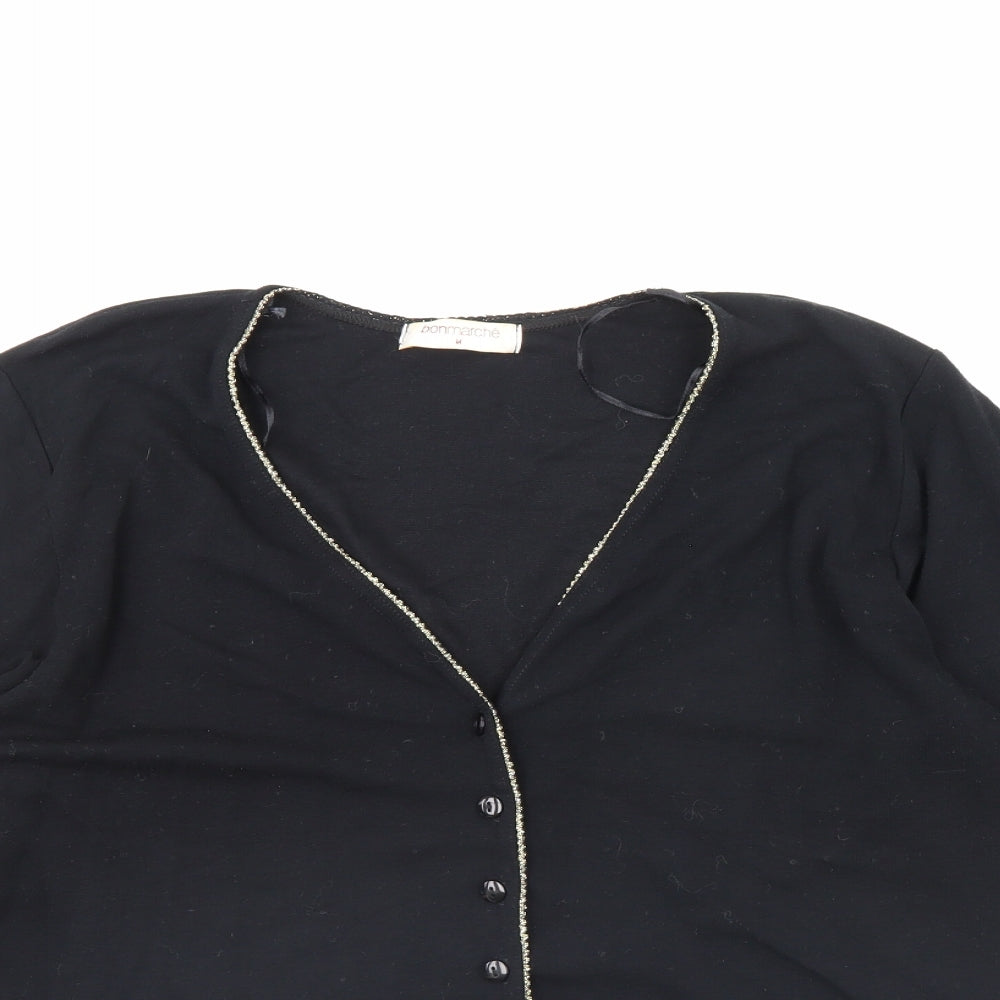Bonmarché Womens Black   Cardigan Jumper Size M