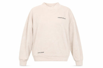 Topshop Womens Pink  Velour Pullover Jumper Size 8