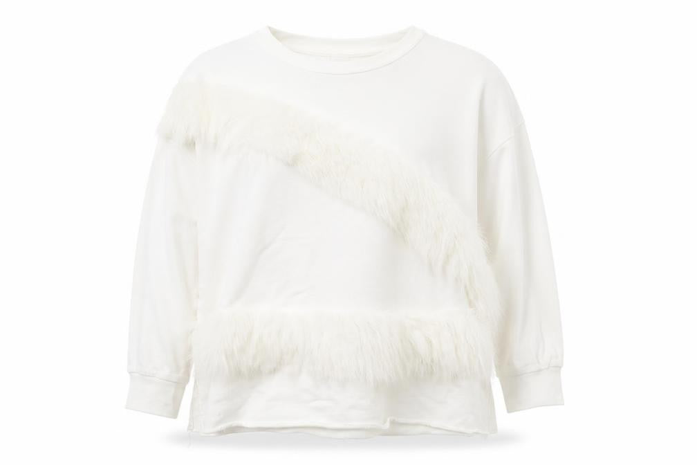 River Island Womens White   Pullover Jumper Size L