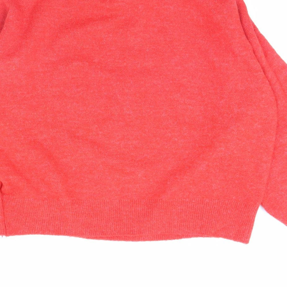 H&M Womens Red   Pullover Jumper Size M