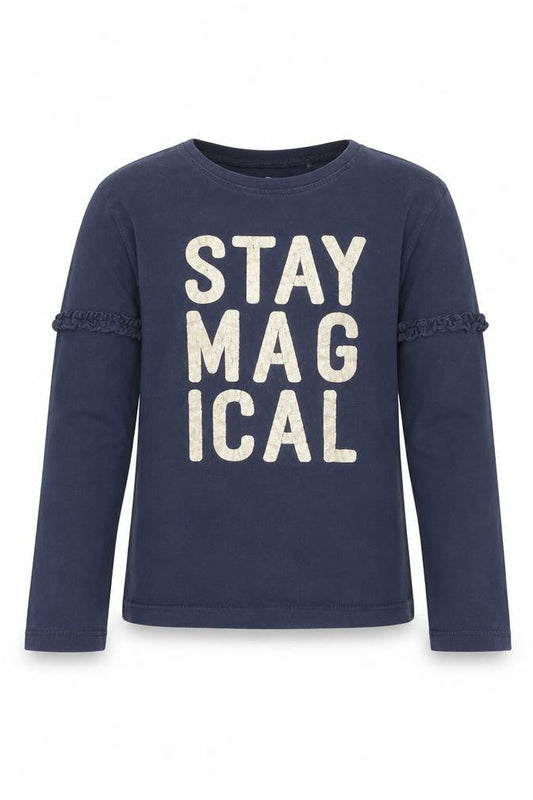 Next Girls Blue   Basic T-Shirt Size 3 Years