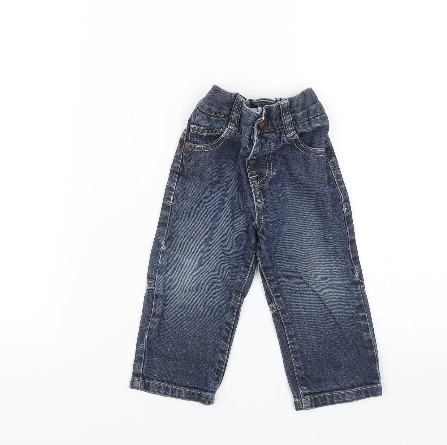 Marks and Spencer Baby Blue  Denim Jogger Jeans Size 12-18 Months
