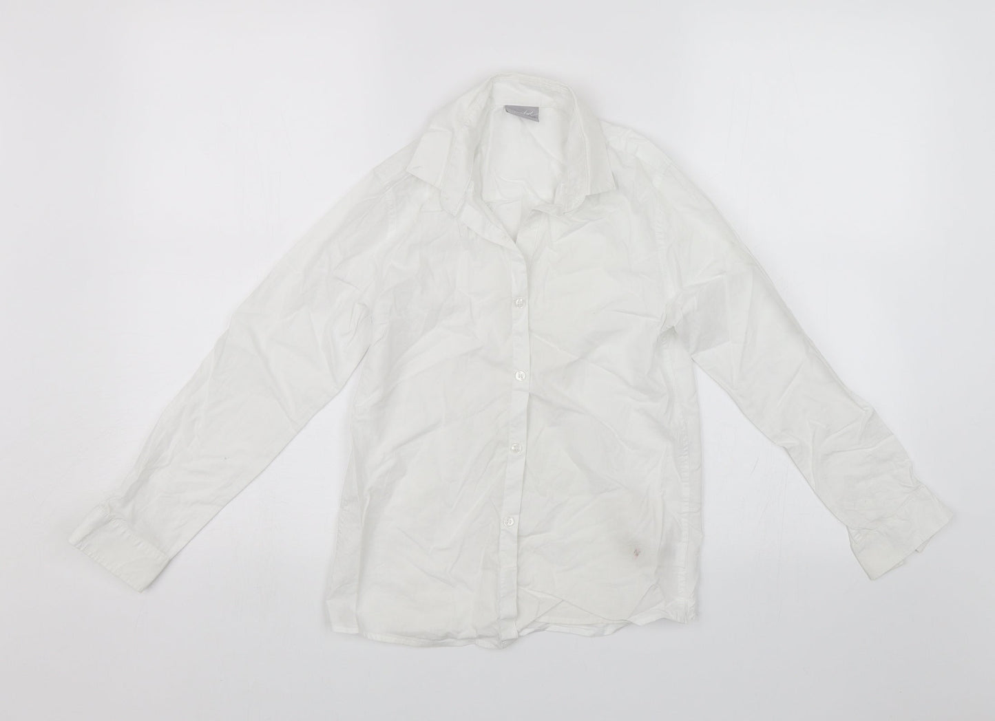 NEXT Girls White   Basic Button-Up Size 10 Years
