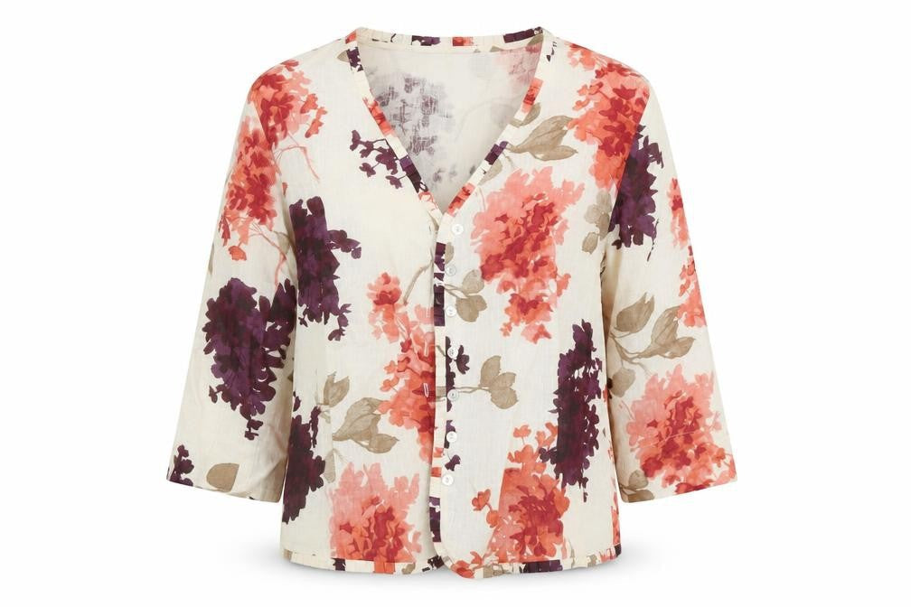 Alex & Co Womens Beige Floral  Jacket  Size 10