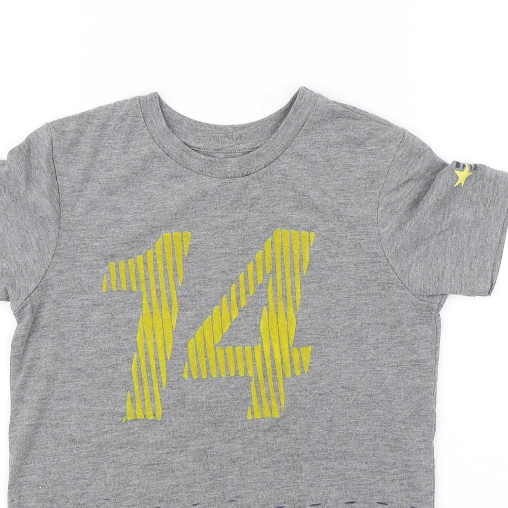 River Island Boys Grey   Basic T-Shirt Size 3-4 Years  - 14