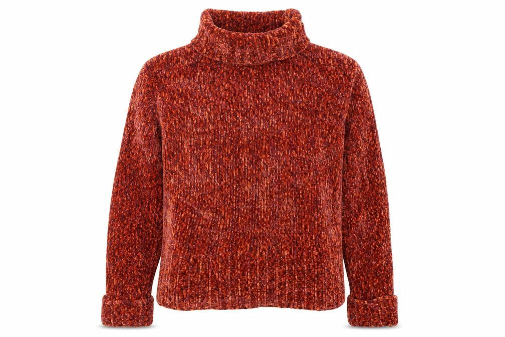 Debbie Morgan Womens Orange   Pullover Jumper Size S