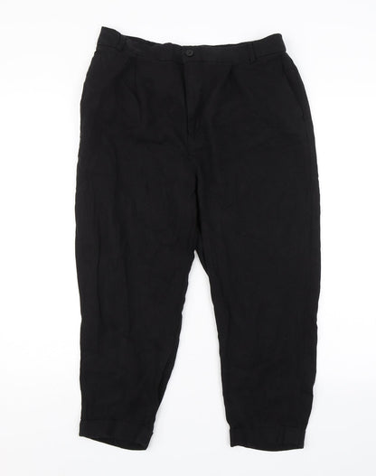 Zara Womens Black   Trousers  Size L L20 in