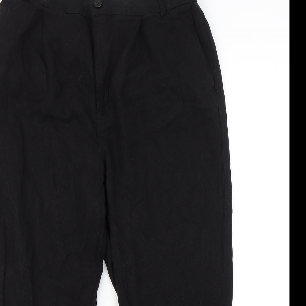 Zara Womens Black   Trousers  Size L L20 in