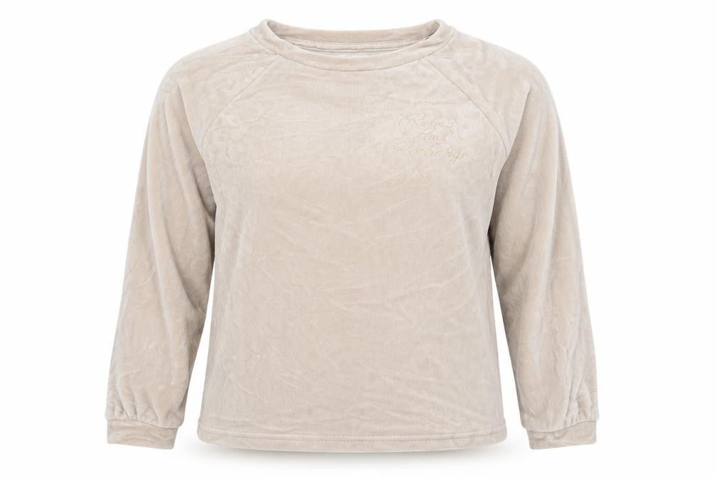 Love To Lounge Womens Beige   Pullover Jumper Size XS  - Relax and Recharge