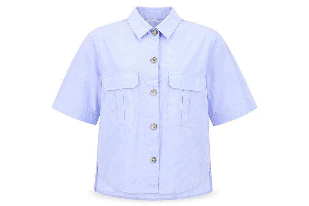 Zara Mens Blue    Button-Up Size XS