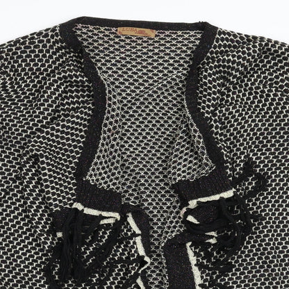 Lusa Womens Black  Knit Pullover Jumper Size M