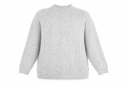 Next Womens Grey  Knit Pullover Jumper Size M