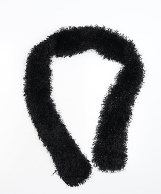 Preworn Womens Black    Scarf