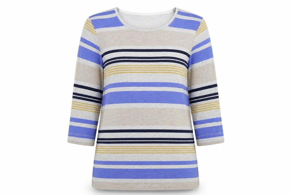 Tigi Womens Multicoloured Striped  Pullover Jumper Size 10