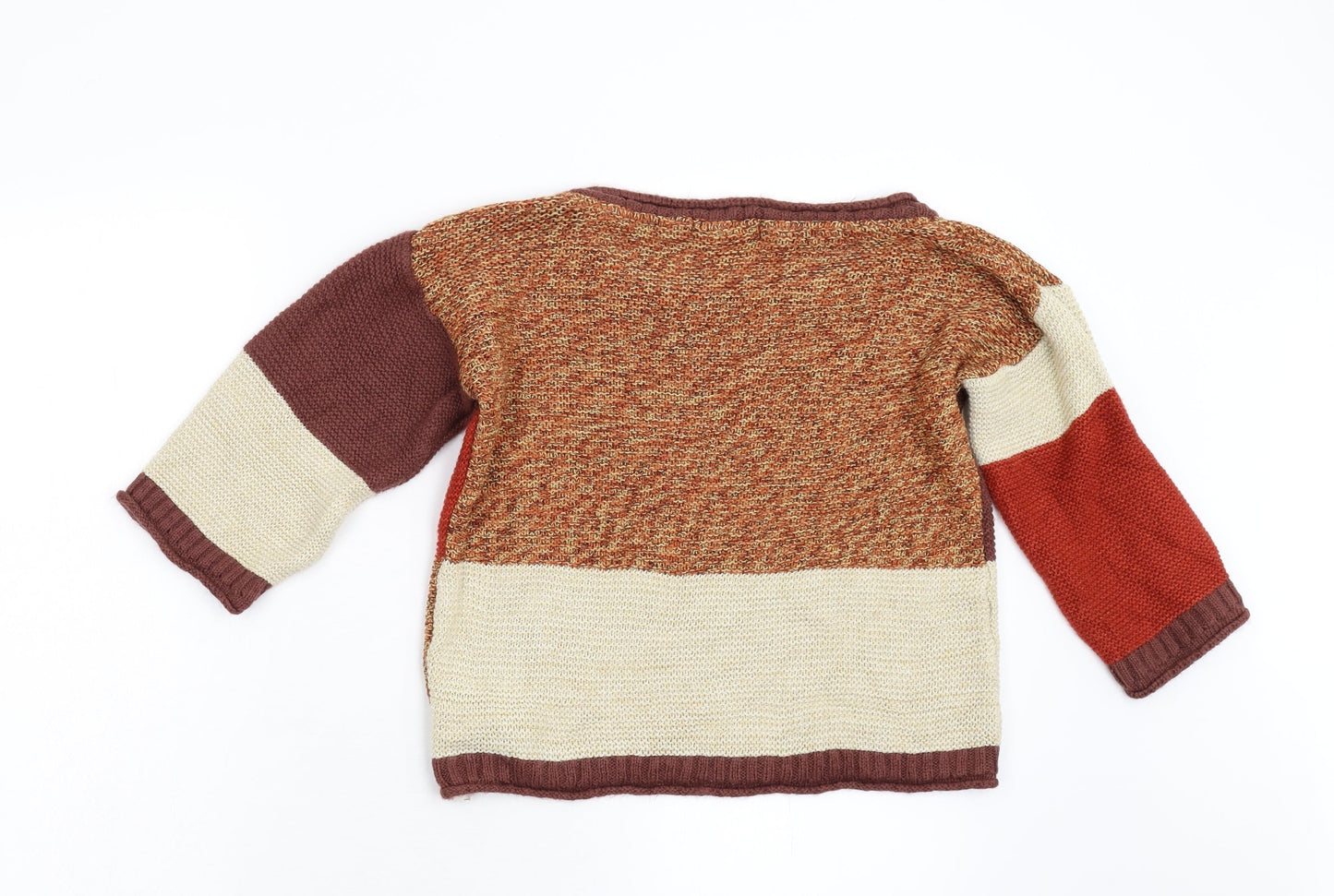 Primark Womens Multicoloured  Knit Pullover Jumper Size 10