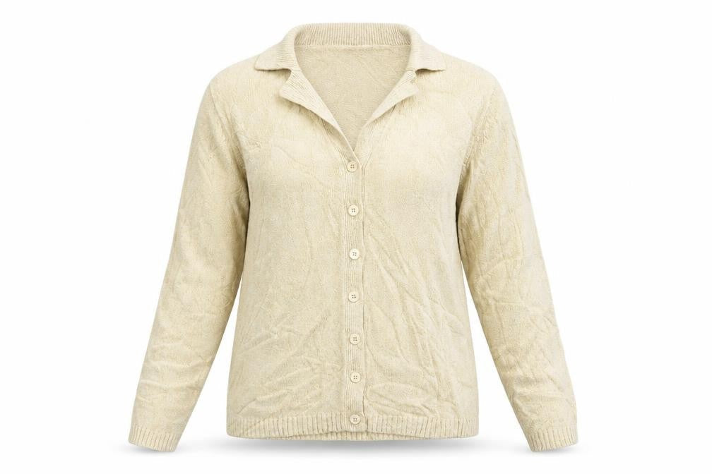 Marks & Spencer Womens Beige   Cardigan Jumper Size 12