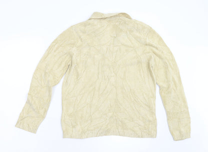 Marks & Spencer Womens Beige   Cardigan Jumper Size 12