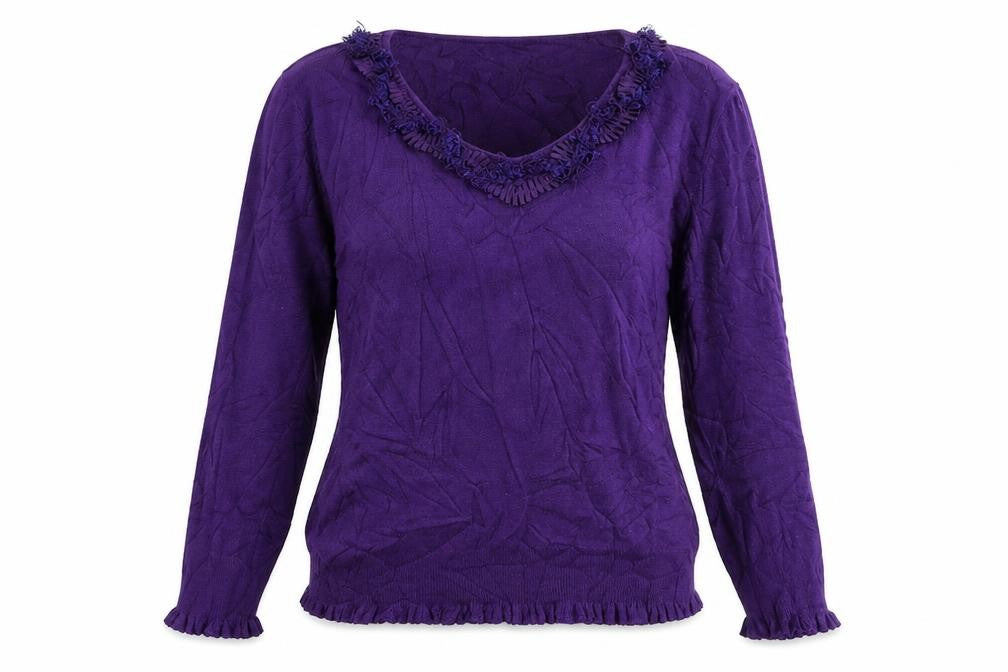 Per Una Womens Purple   Pullover Jumper Size 10