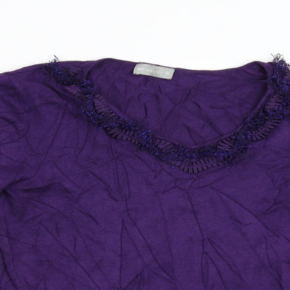 Per Una Womens Purple   Pullover Jumper Size 10