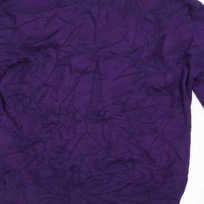 Per Una Womens Purple   Pullover Jumper Size 10