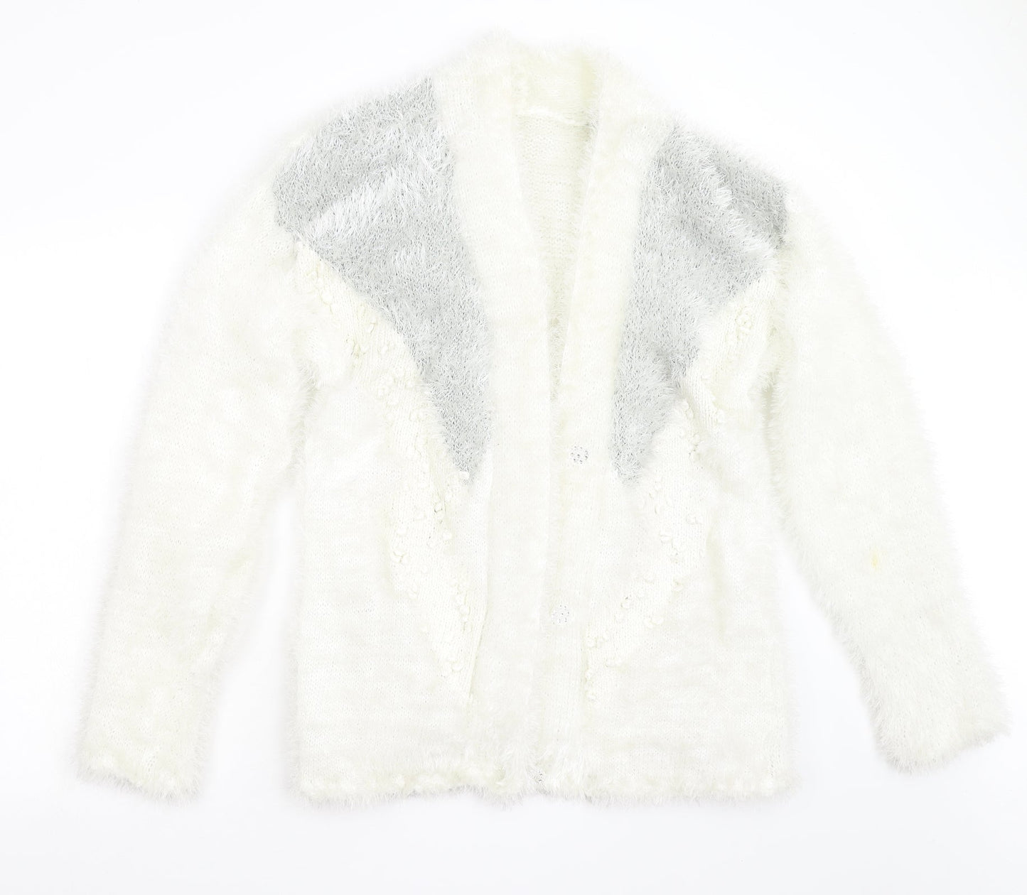 Preworn Womens Ivory   Cardigan Jumper Size L