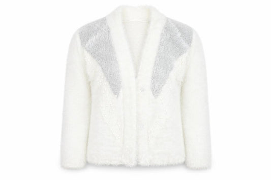 Preworn Womens Ivory   Cardigan Jumper Size L