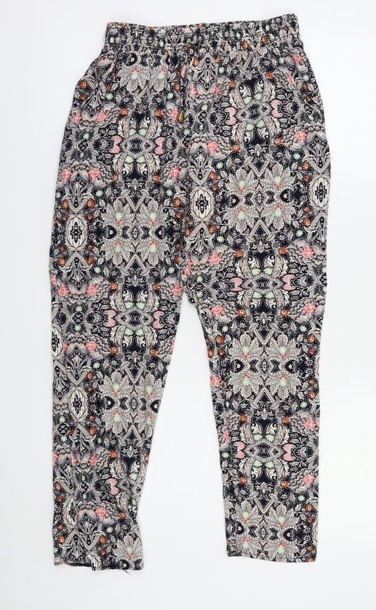 Preworn Womens Multicoloured Paisley  Trousers  Size S L24 in