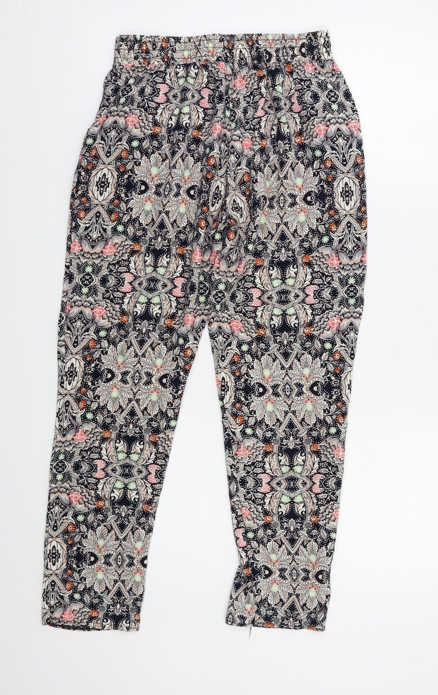 Preworn Womens Multicoloured Paisley  Trousers  Size S L24 in