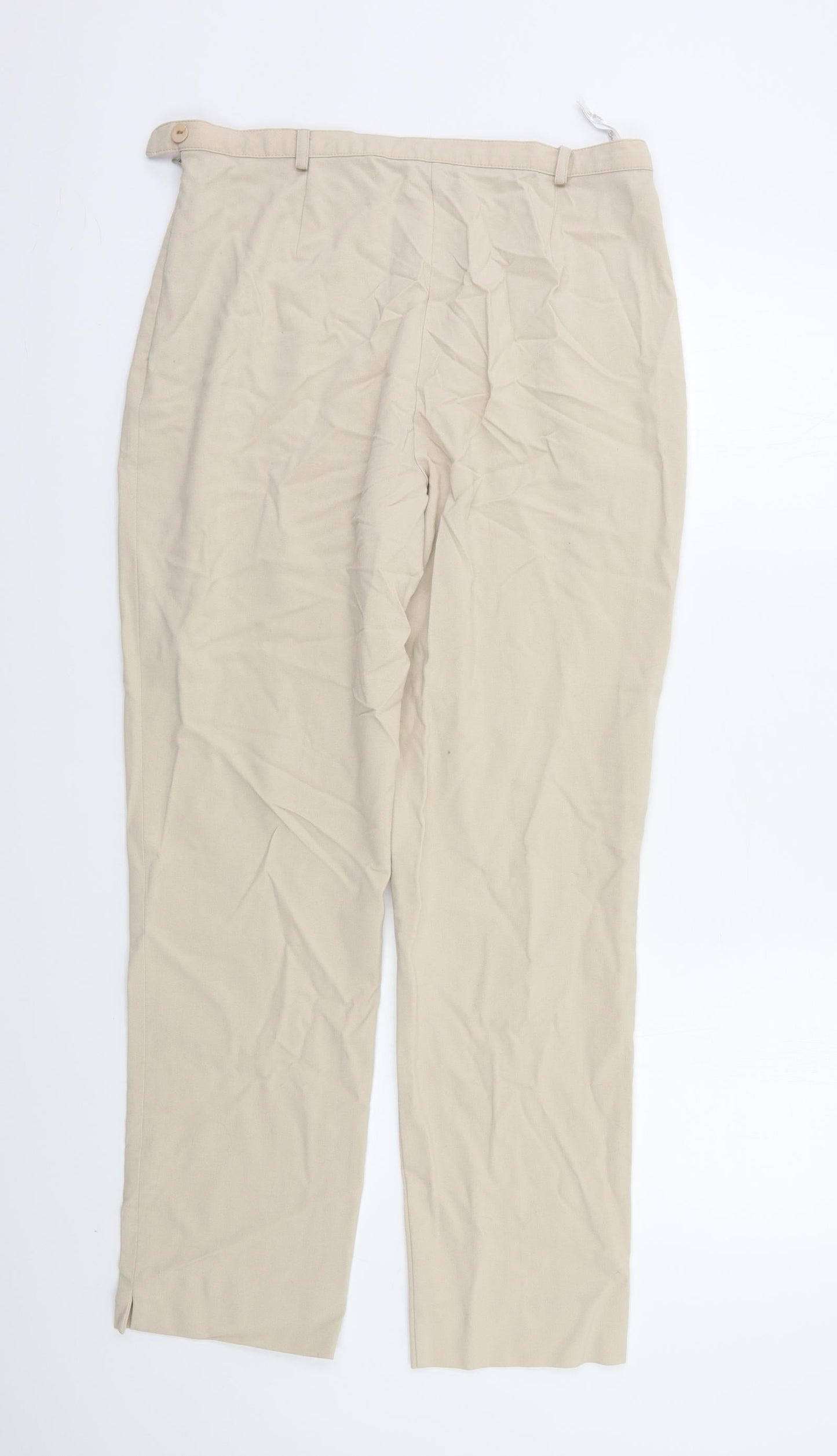 Berkertex Womens Beige   Trousers  Size 12 L27 in