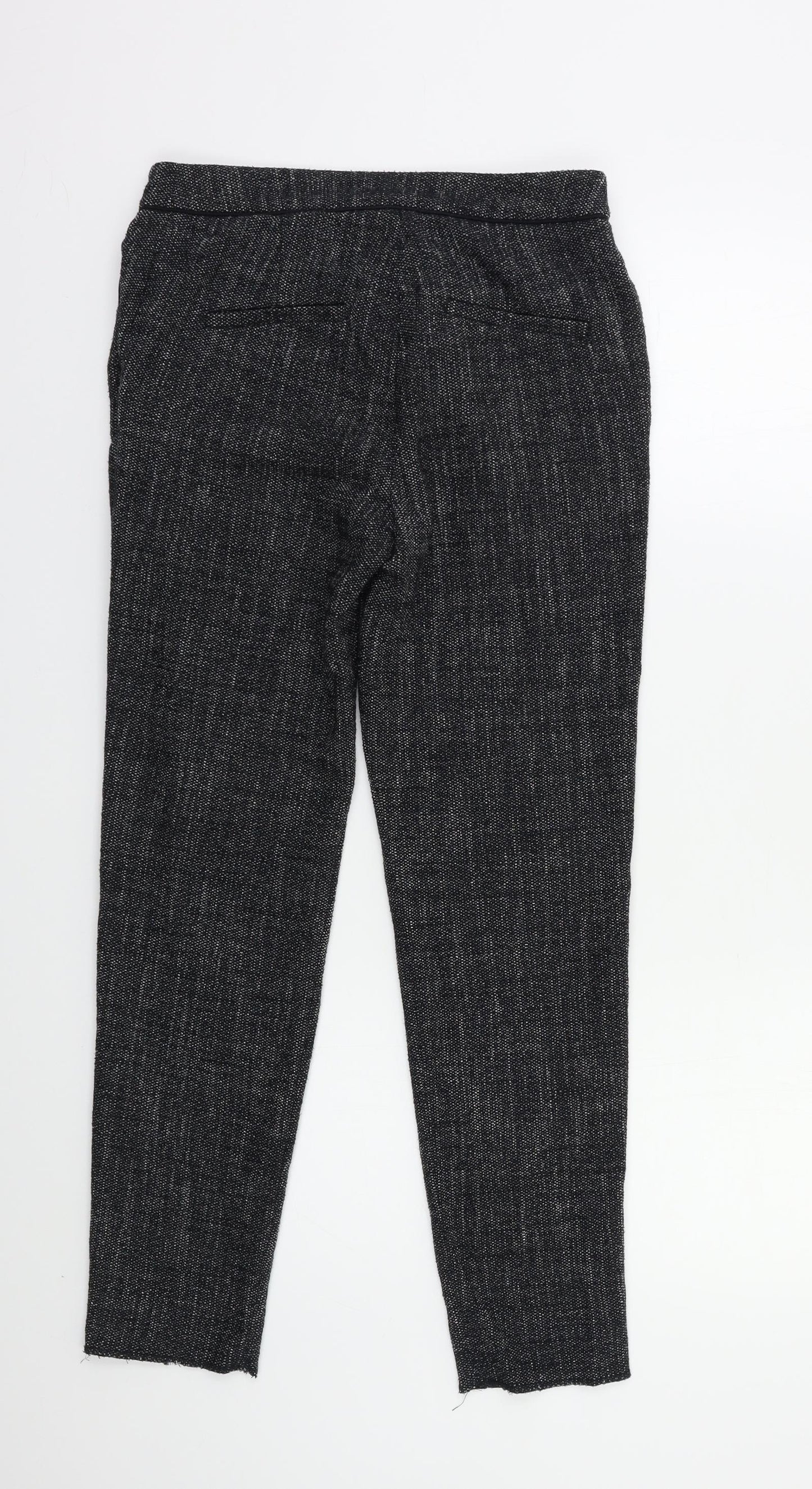 H&M Womens Grey   Trousers  Size 6 L25 in