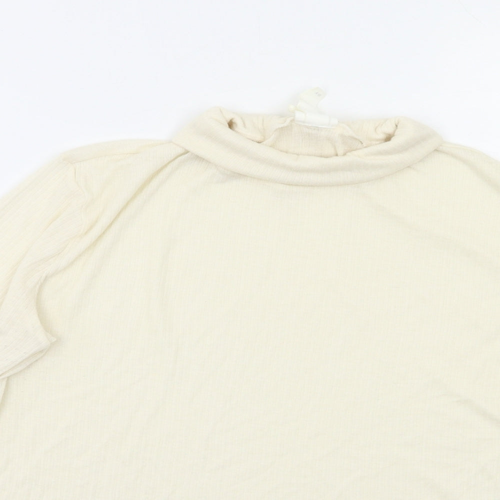 H&M Womens Ivory   Pullover Jumper Size L