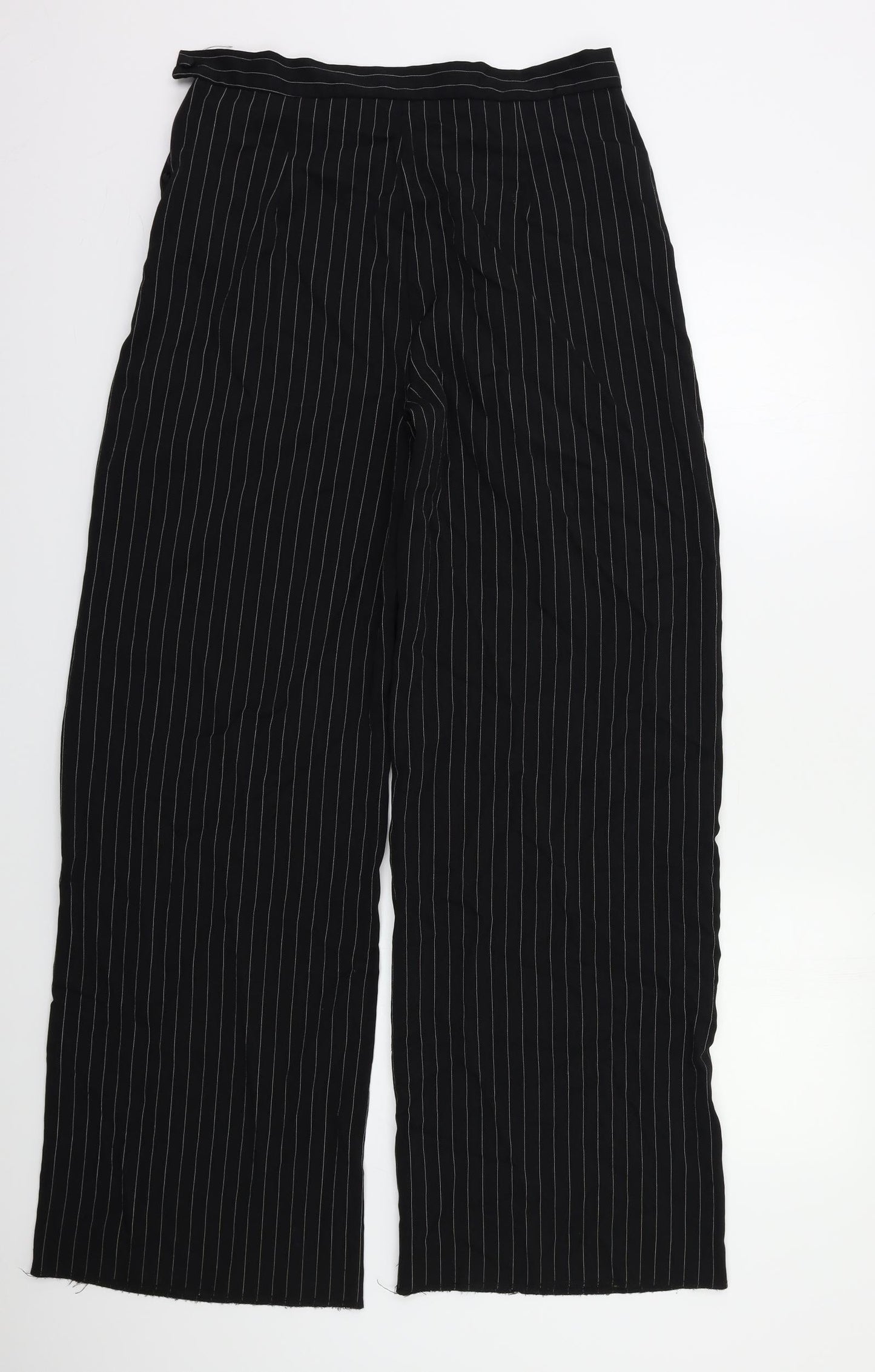 Love Womens Black Striped  Trousers  Size M L31 in