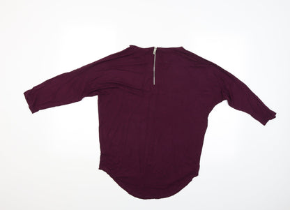 Select Womens Red   Basic Blouse Size 8