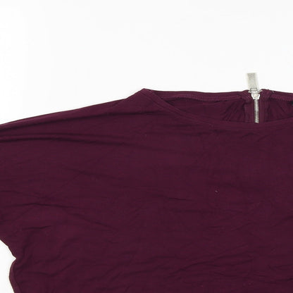 Select Womens Red   Basic Blouse Size 8