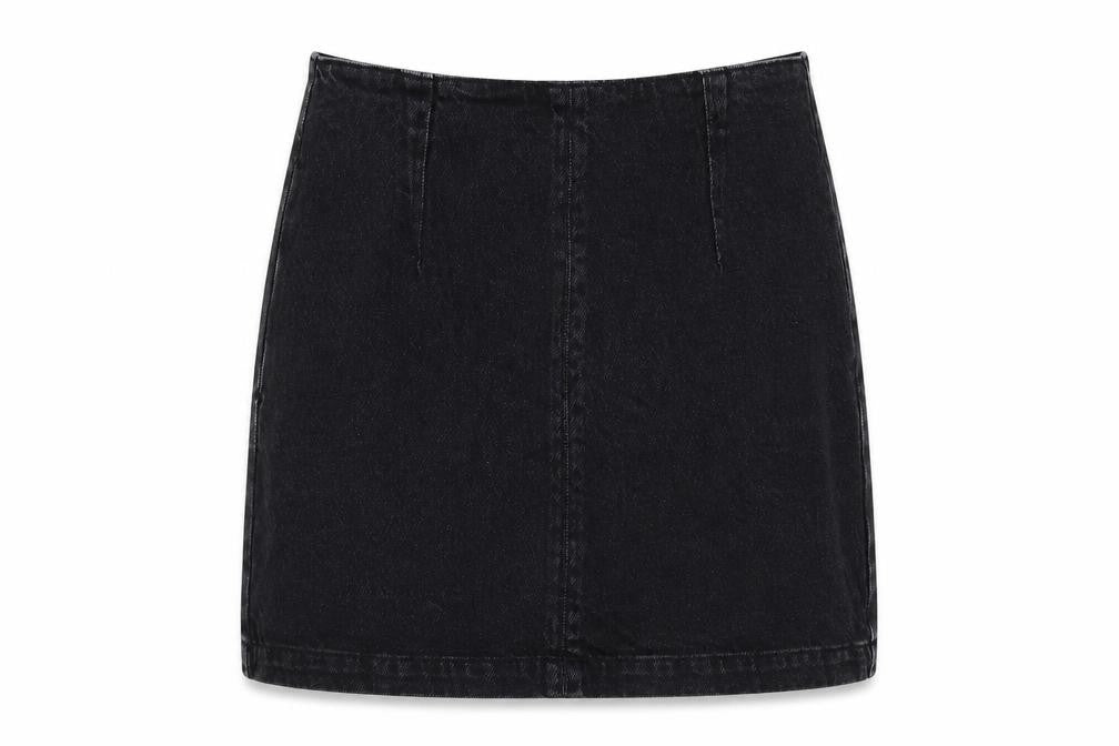 Topshop Womens Black   Straight & Pencil Skirt Size 12