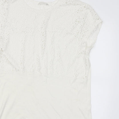 ST Womens White   Basic Blouse Size L